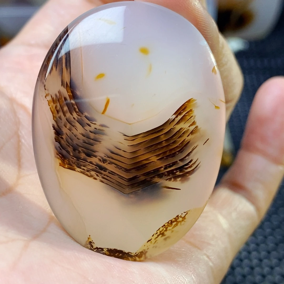 未镶嵌玛瑙/玉髓珠宝半成品