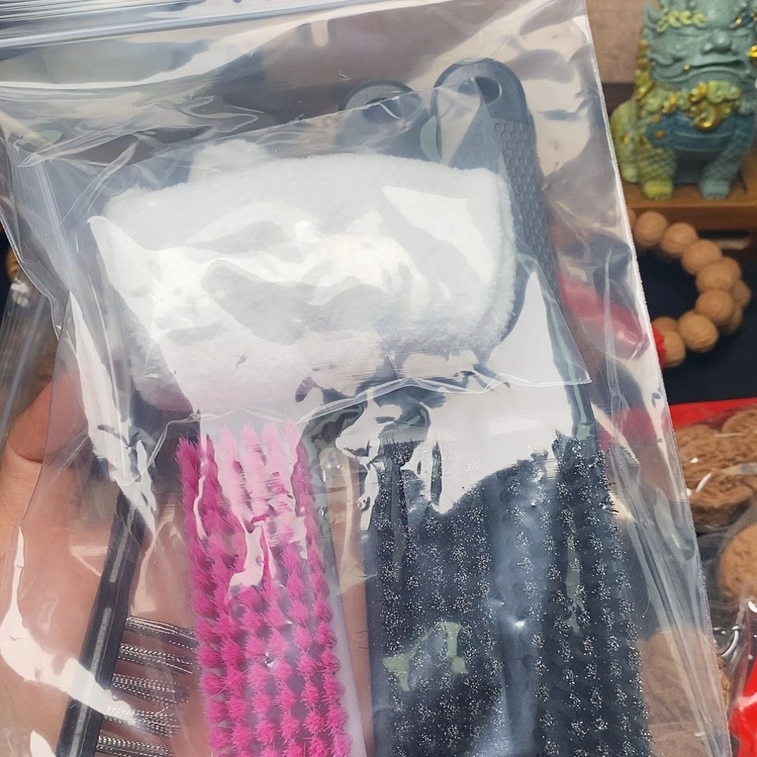 文玩核桃把件刷子套装