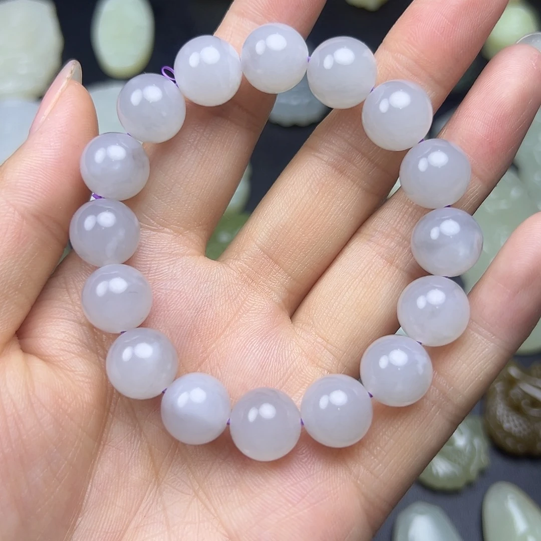 和田玉未镶嵌套链萌*