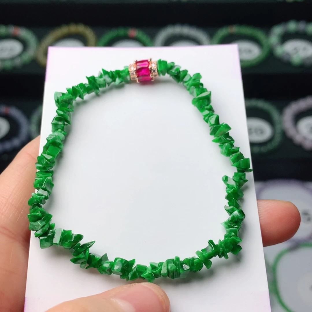 翡翠未镶嵌手链翡翠