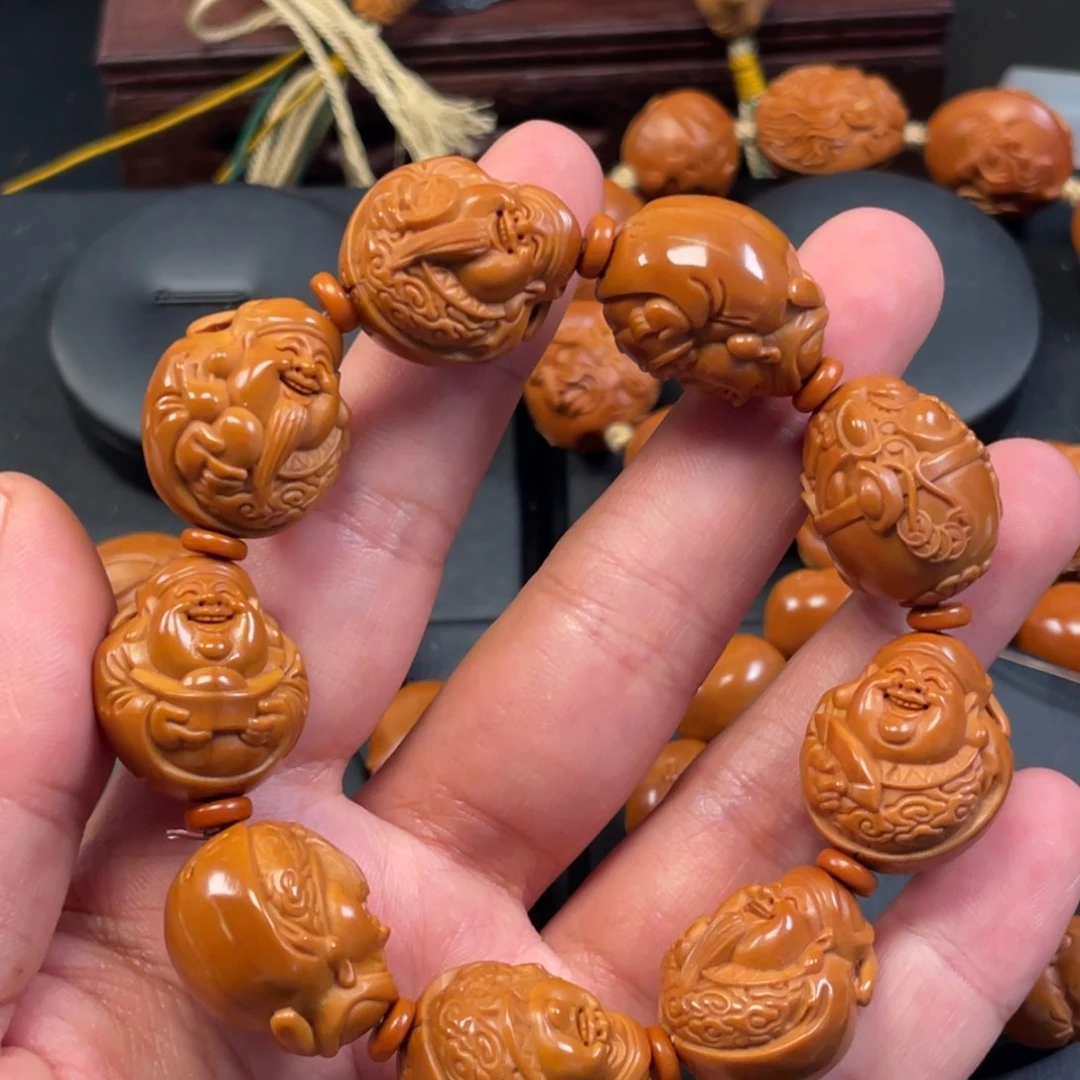 光背财神纯手工手串