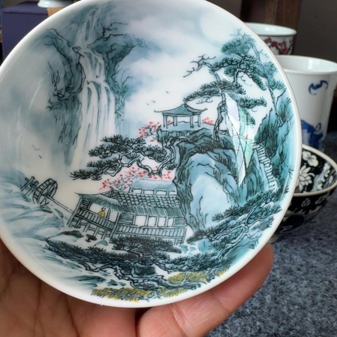 天***空景德镇现代陶瓷杯景德镇现代陶瓷杯