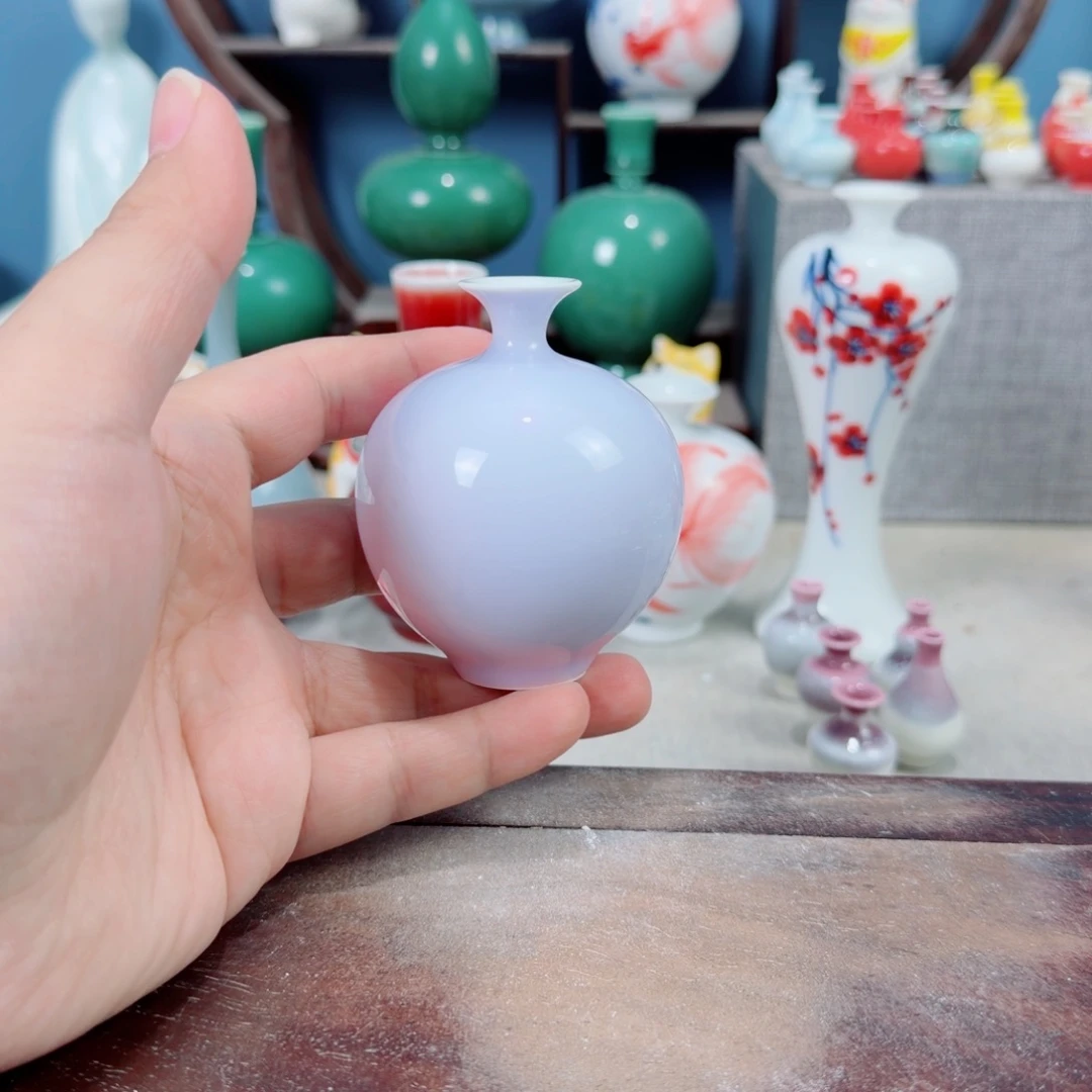 陶瓷手工小花器摆件
