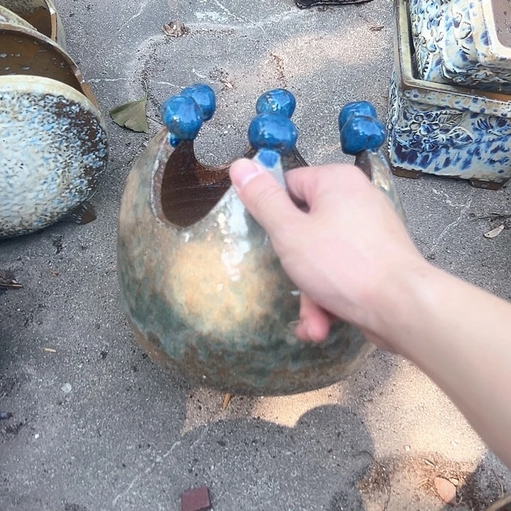 紫砂花盆花盆花盆花色跑得快