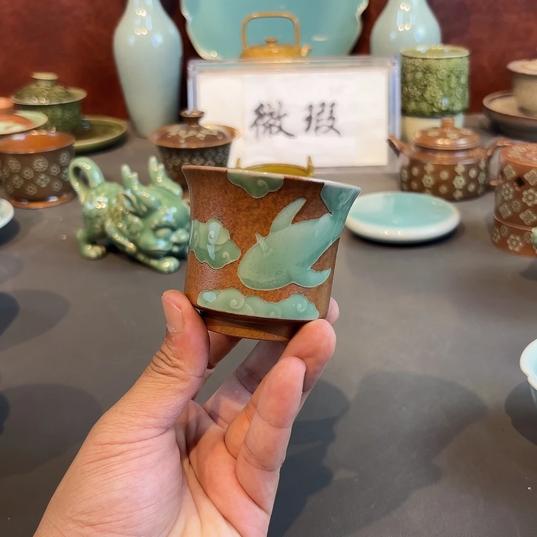 瓷片龙泉青瓷福利青瓷