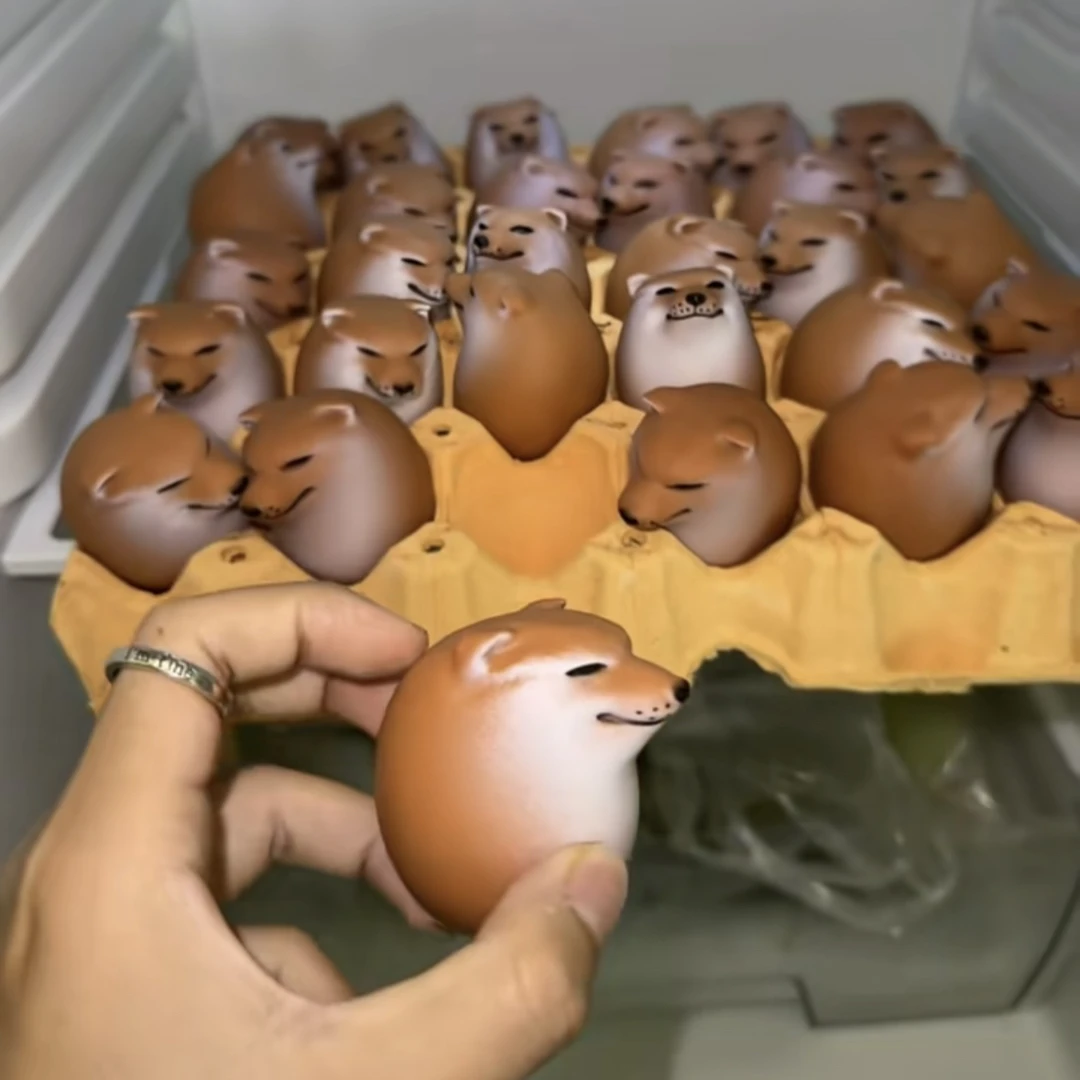 沙雕柴犬狗蛋解压可爱玩具摆件驾车个人用品