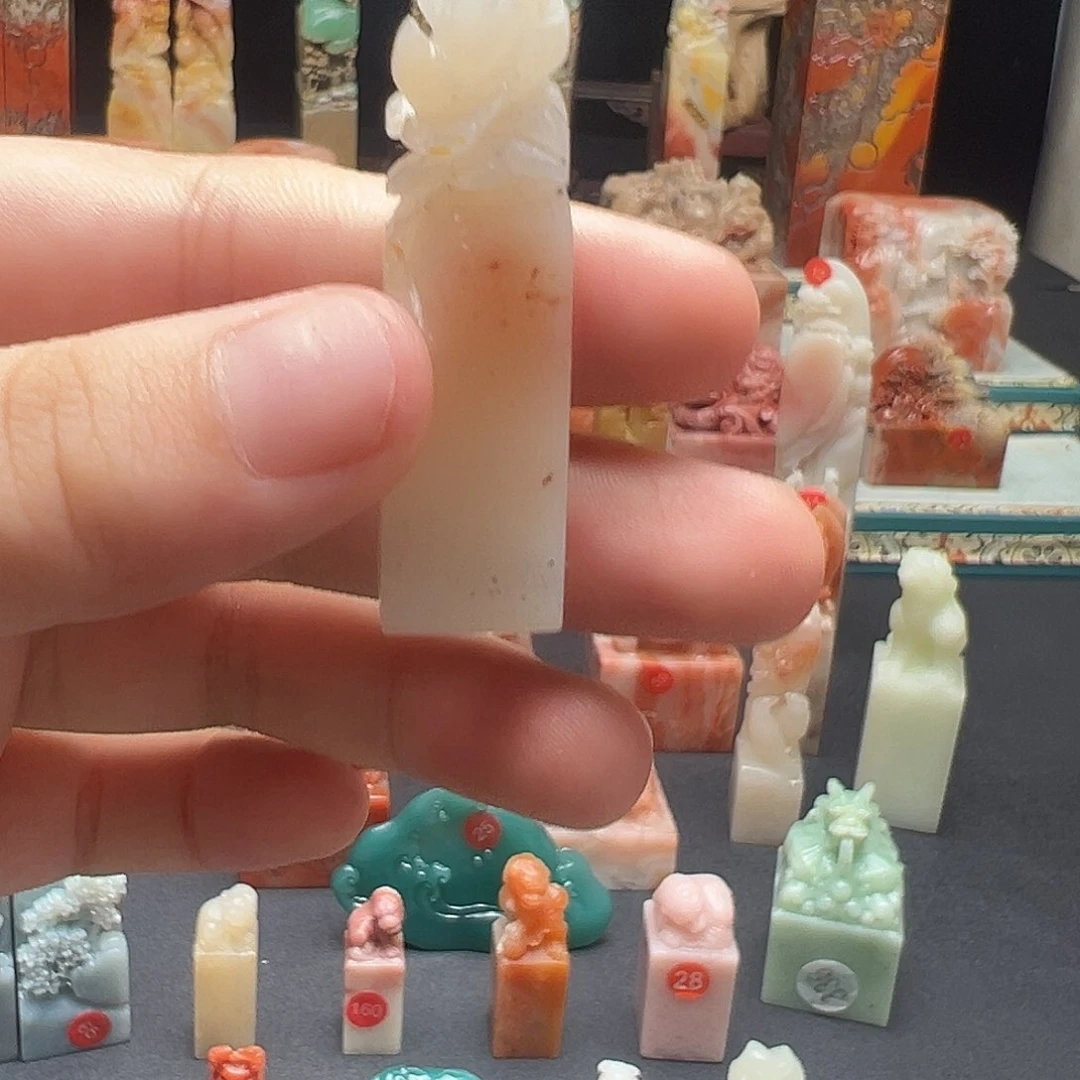 寿山石印石手工制作