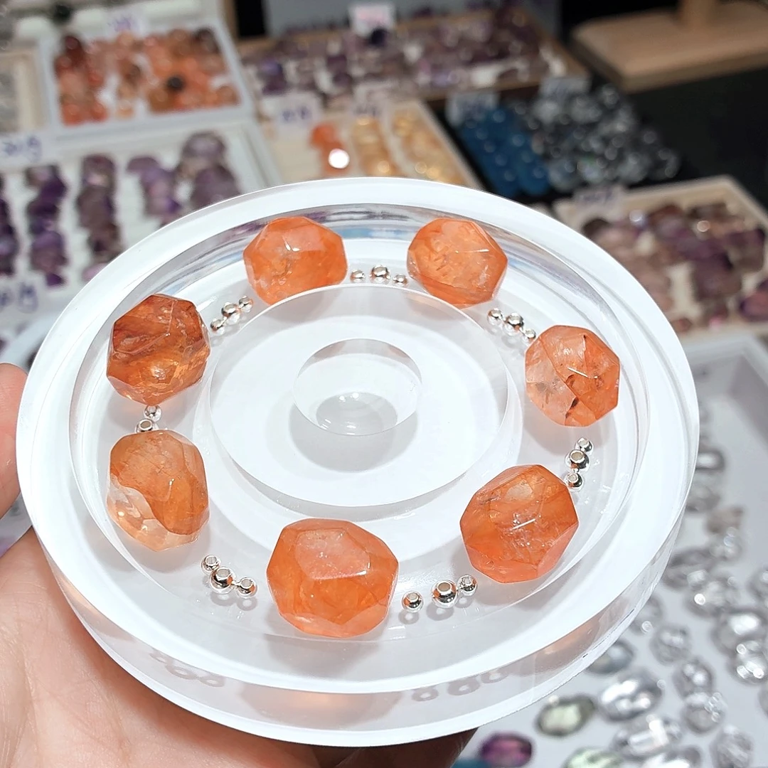 未镶嵌水晶珠宝半成品手串可单出