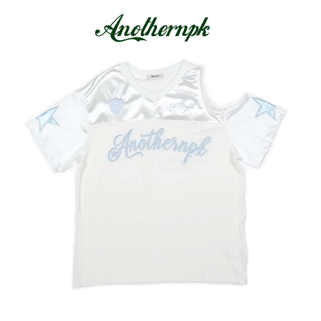 ANPK美式复古正肩T恤A5F02C5297