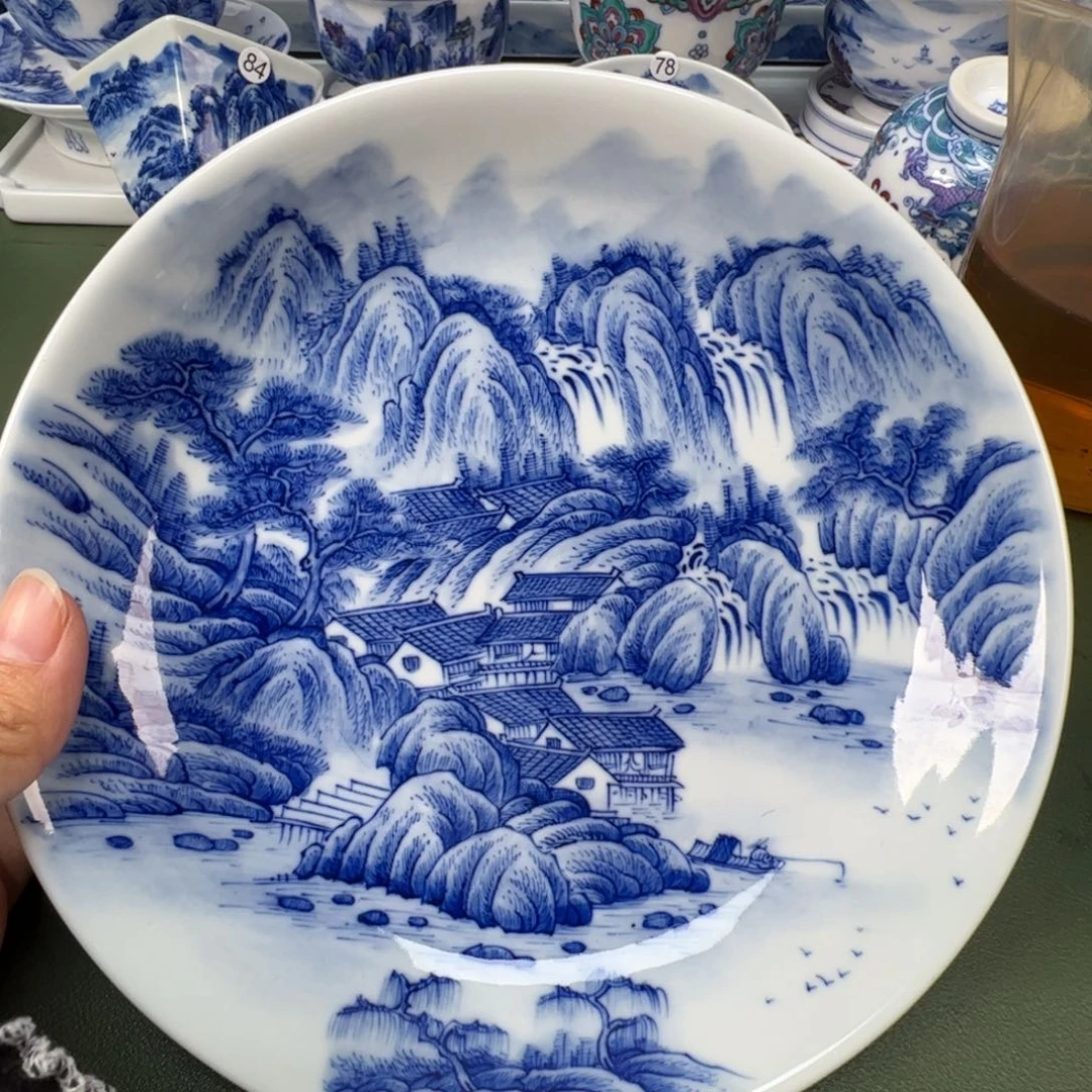 陶瓷景德镇纯手工纯手绘茶具木木83