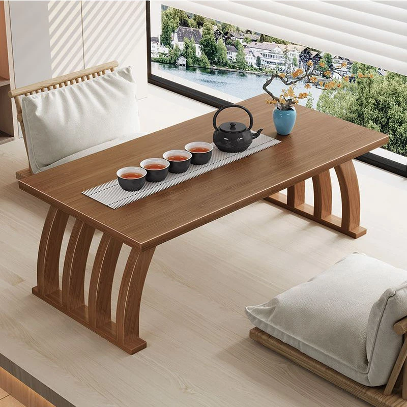 西藏新疆包邮【加厚设计】飘窗小茶几榻榻米日式禅意矮桌窗台阳台非