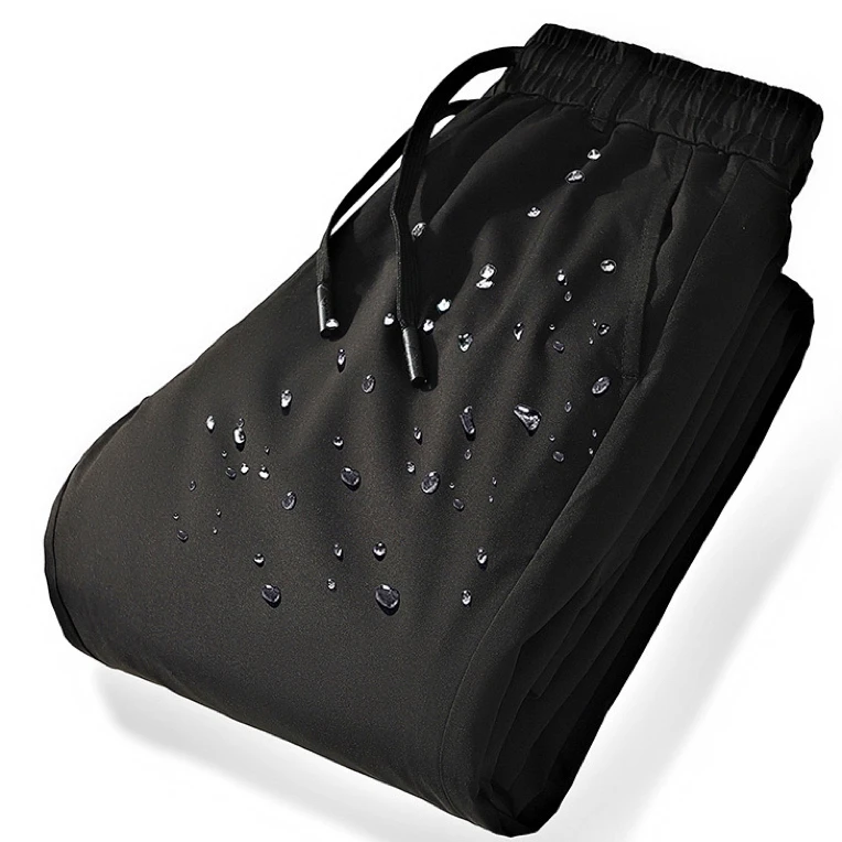 无品牌正品90白鸭绒冬季羽绒裤休闲防风防水保暖护膝裤子男士直筒