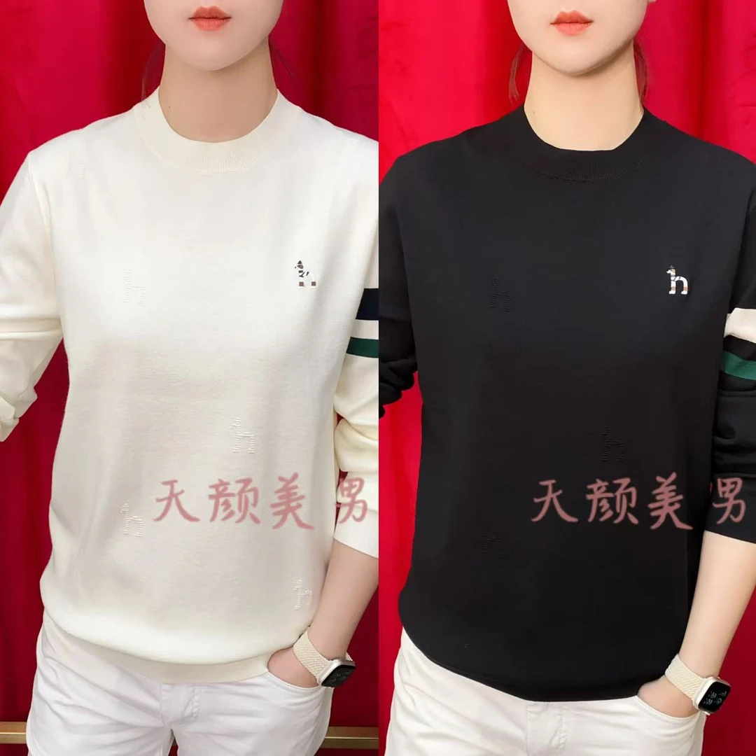 【天壹】  2025男士男装秋季加厚款修身圆领潮流长袖针织衫2085