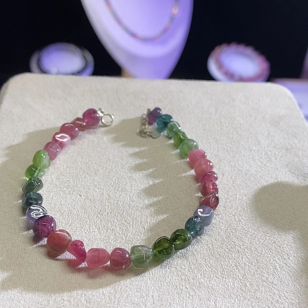 手链未镶嵌碧玺糖豆