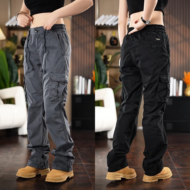 【Npkp&Victorit官方】2025新款夏季工装裤男高街个性痞帅束脚裤