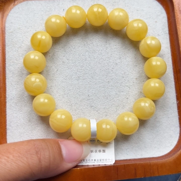 琥珀未镶嵌珠宝奇石M36号12+浓蜡妖花