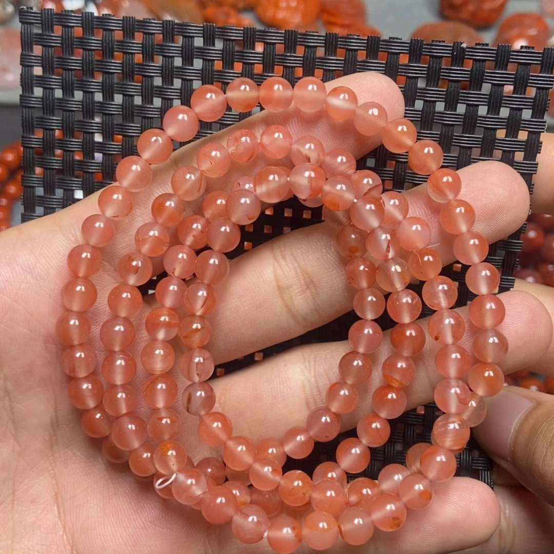 【闪购商品】南红玛瑙手链未镶嵌6mm