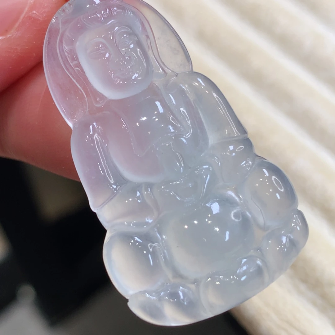 颈饰18K金镶嵌翡翠
