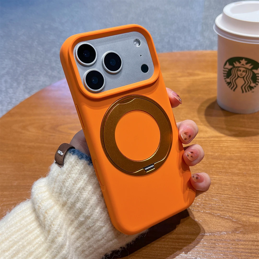 旋转支架适用苹果17Promax手机壳新款iPhone硅胶pro防摔17保护套