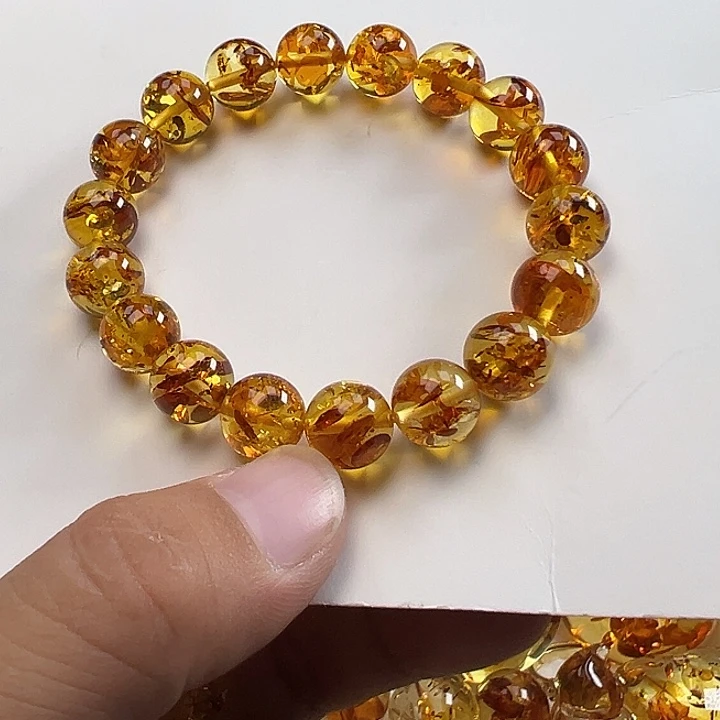 琥珀（花珀）项圈未镶嵌