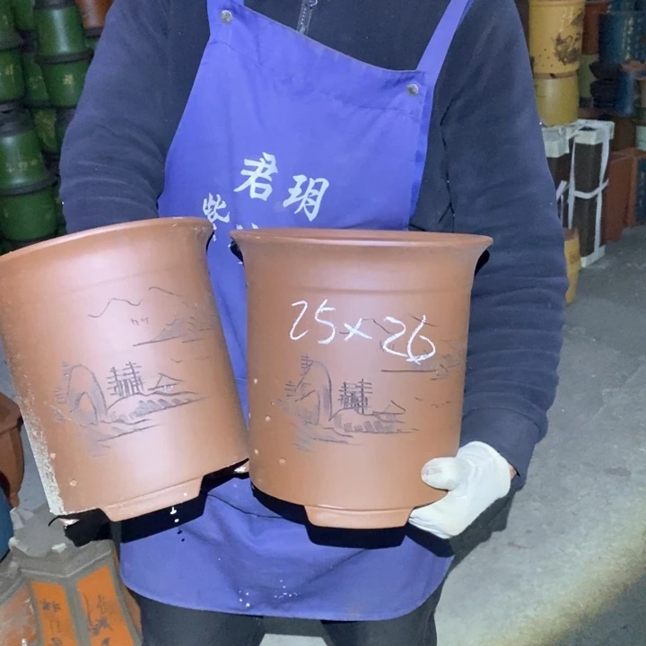 紫砂花盆紫砂花盆