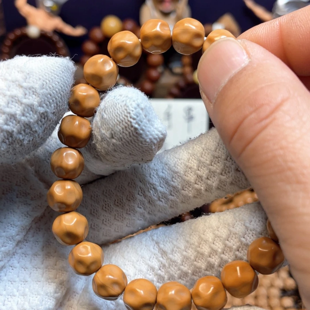 猴头核桃手串微瑕款奶酪