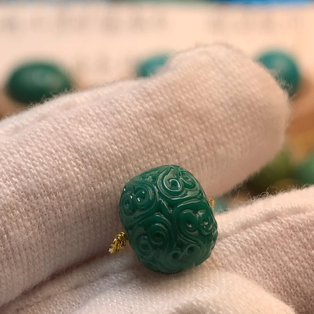 绿松石未镶嵌挂件10.3mm