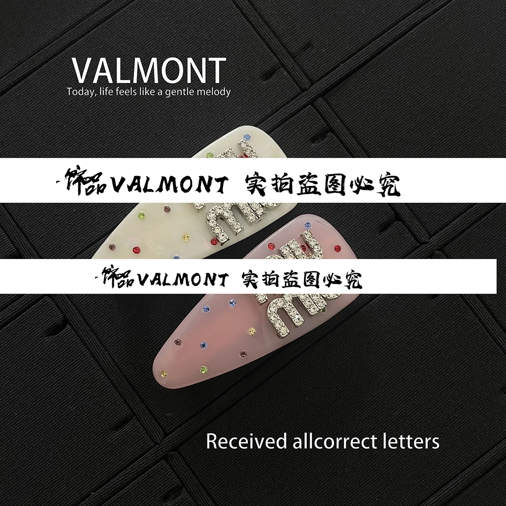 【13】女鸭嘴夹BB夹边夹原创设计发夹ins百搭顶夹头饰