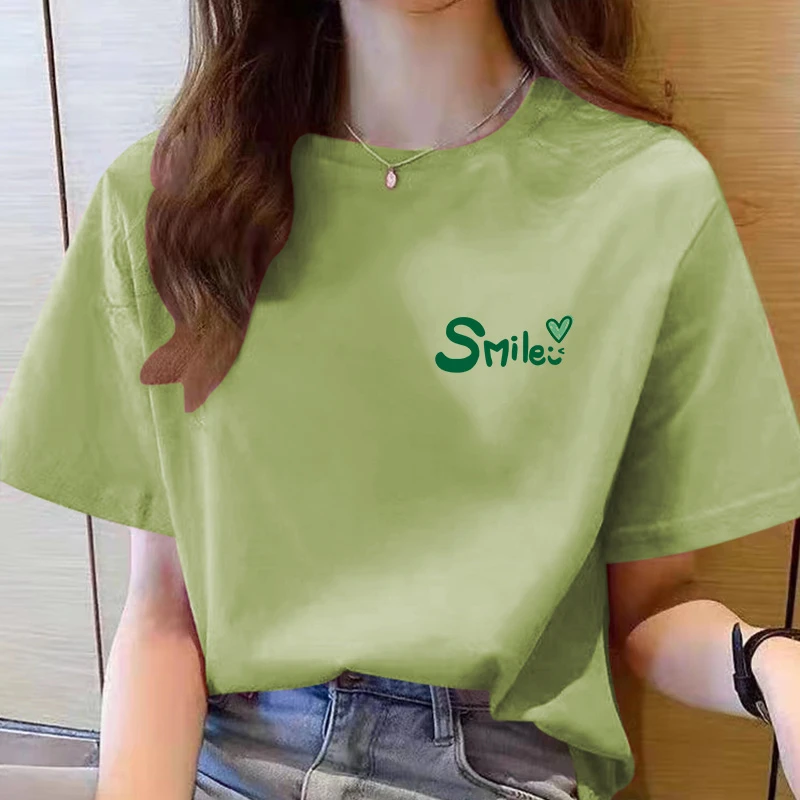 【6-3】2025纯棉男女同款纯棉T恤短袖t恤男女夏季ins潮牌潮