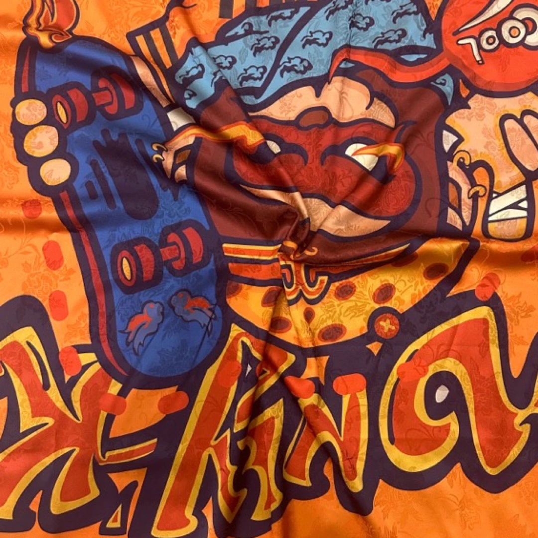 透孔花罗双面花丝巾面料