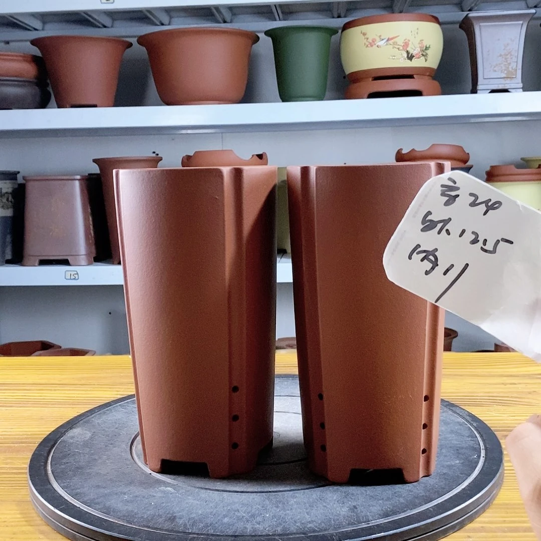 紫砂花盆紫砂兰花盆16