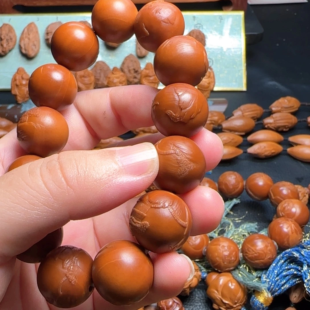 勇***胜手串/手链橄榄核正圆风景