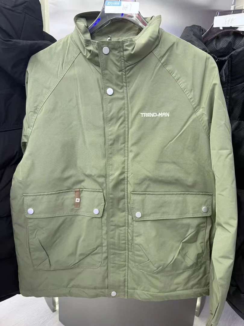 687孤品秋冬二棉保暖男士外套2025时尚潮流休闲断码剪标衣外套