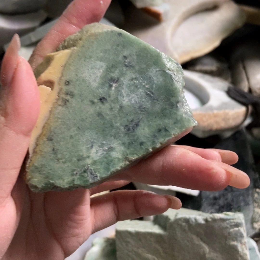 翡翠未镶嵌挂件天然翡翠