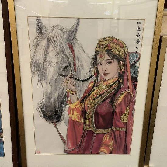 国画3.2平尺人物画作精品