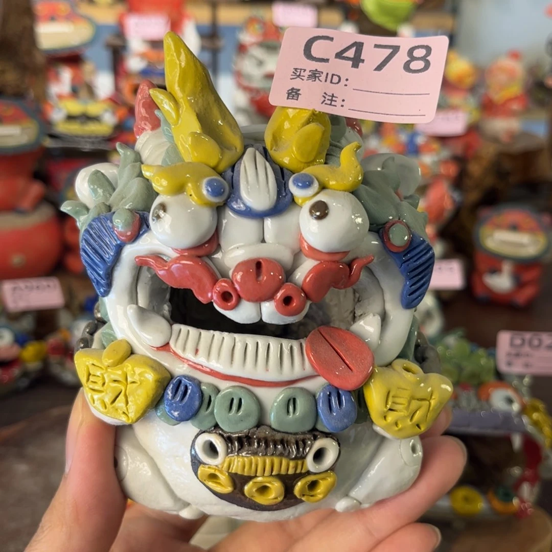 泥塑纯手工茶宠摆件