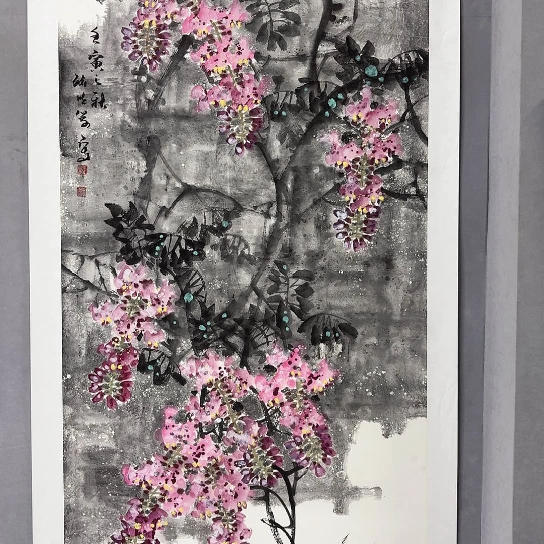 国画亲笔手绘放心去藏