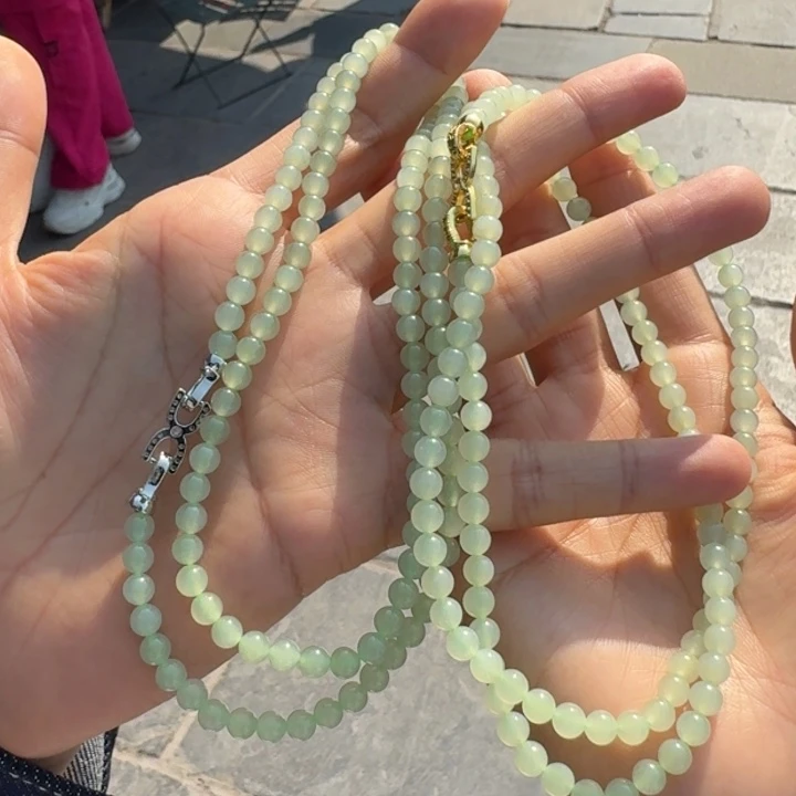 和田玉未镶嵌颈饰晴水卡5项链帅弟弟F多样性拍一发一