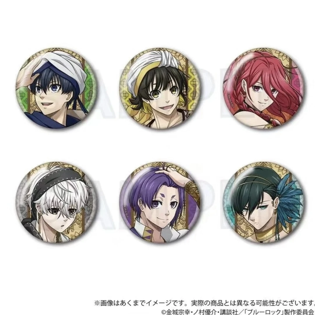 日谷 蓝色监狱阿拉伯闪吧唧 潮玩盲盒