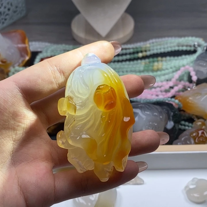 玛瑙/玉髓未镶嵌颈饰玛瑙