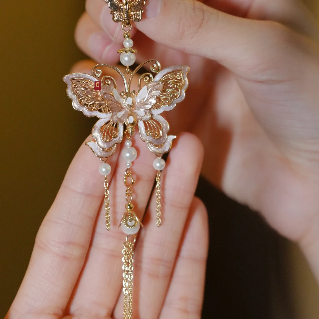 铜合金胸针 春知晓系列·压襟/WEYJ0004 原创设计款新中式国风