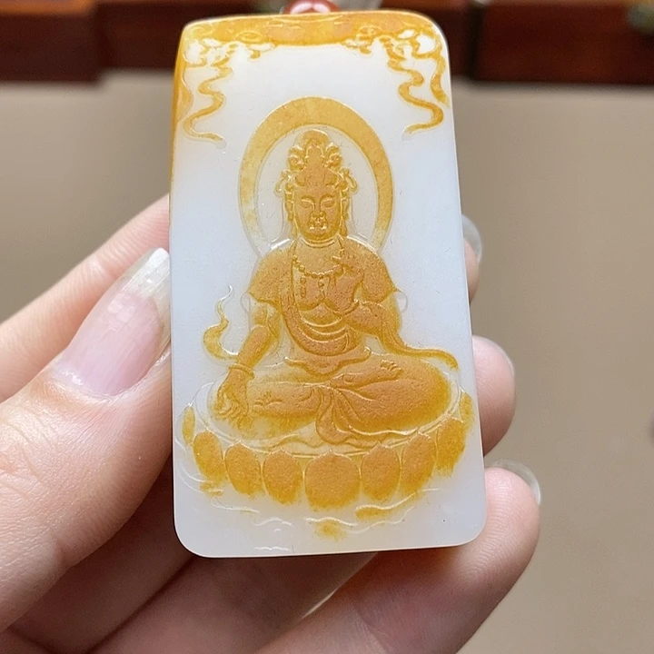 和田玉挂件未镶嵌征**漫F