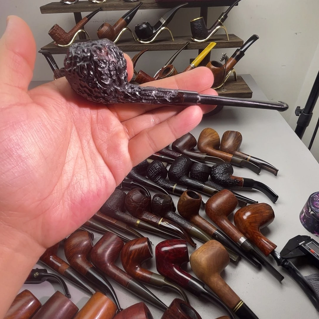 这***冷这个大叔不太冷石楠木烟斗