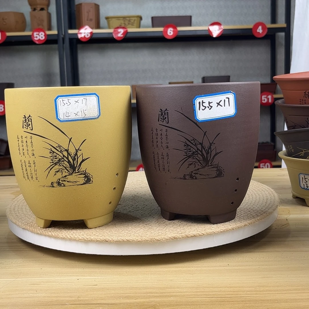 紫砂花盆紫砂花盆