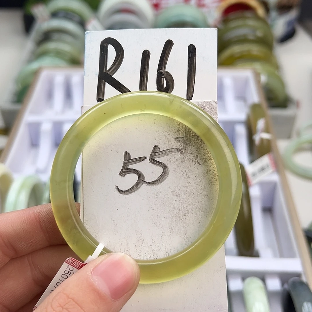 岫玉手镯未镶嵌天然岫玉