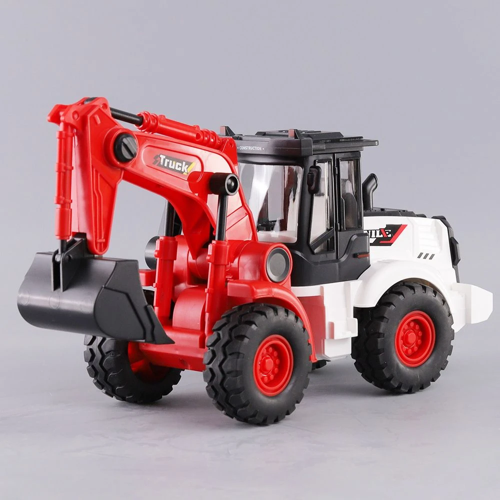 大号挖掘机玩具车男女惯性工程车挖机推土机模型礼物