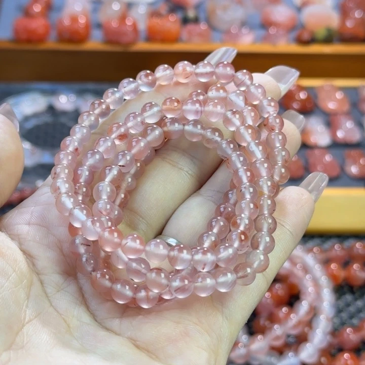 南红玛瑙未镶嵌珠宝半成品多圈