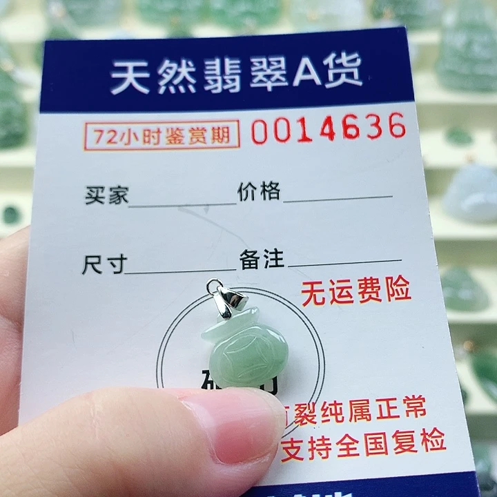 颈饰未镶嵌翡翠吊