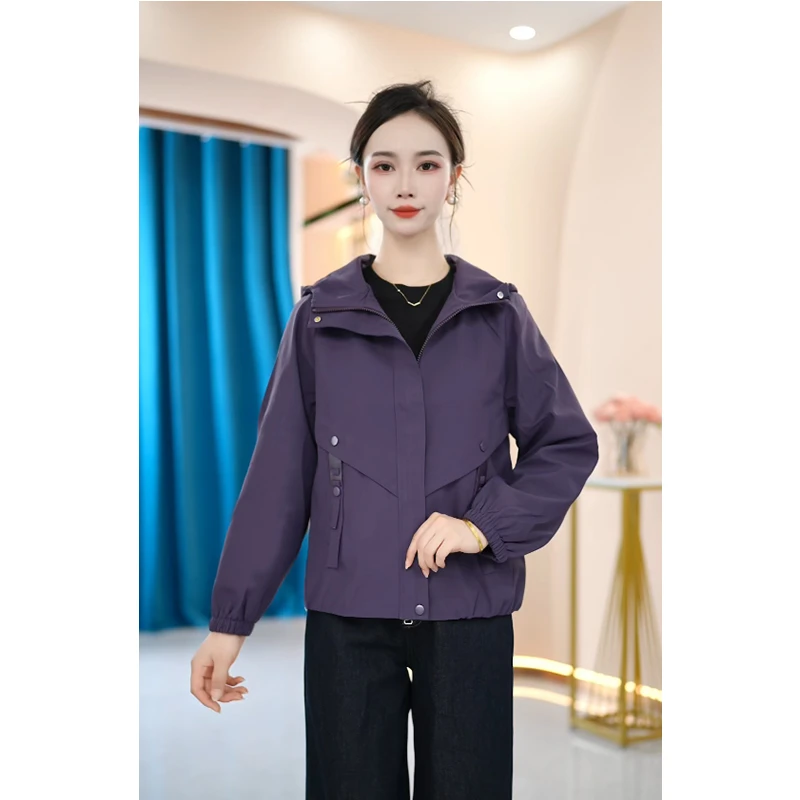 【KL-Q192】2025年新款秋款百搭休闲时尚气质款外套女