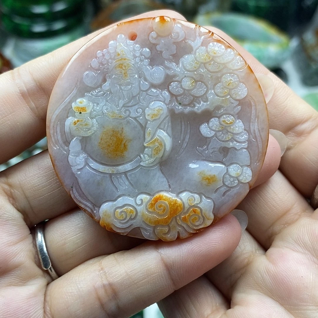 颈饰未镶嵌翡翠牌子